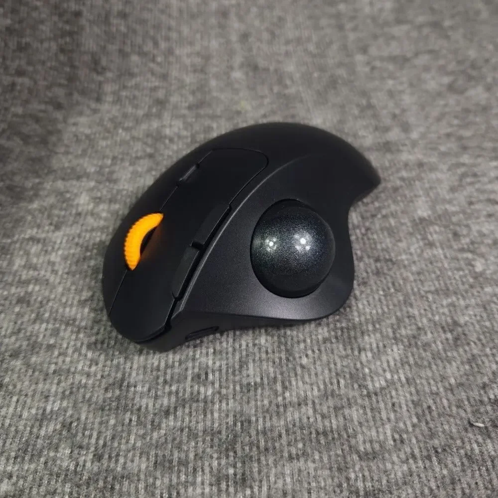 ProtoArc EM04 Ergonomic Wireless Trackball Mouse Open Box Bluetooth USB-C Tested
